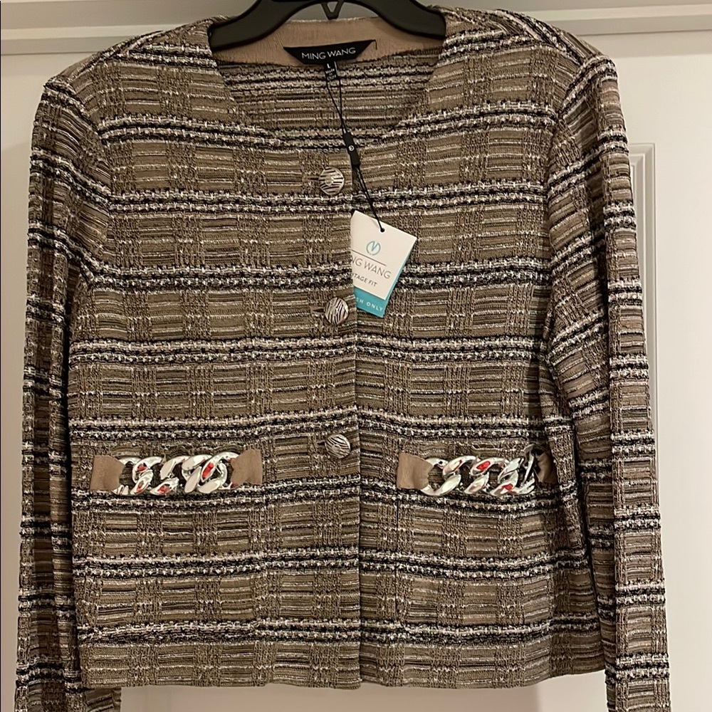 Ming Wang Women's Brown Jacket